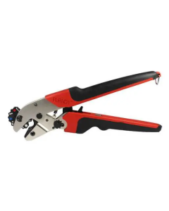 Ergonomic Full Cycle Ratchet Hand Crimper,  12 AWG -  2 AWG Copper Stranded, Solid and Flex Wire, For use with Copper Terminals, Splices and C-Taps